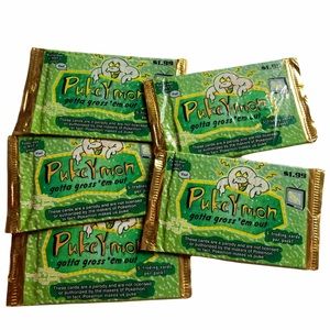 5 Sealed Packs Pukeymon Trading Cards